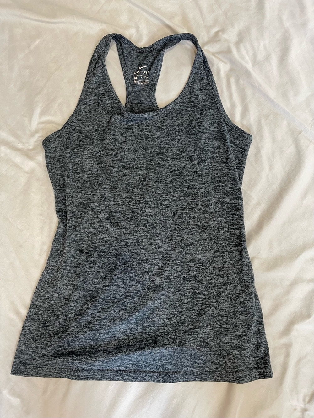 Nike Women's Heather Gray Tank Top